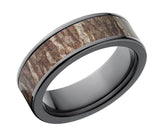 Mossy Oak Bottomland Black Camo Ring - Pick Width 