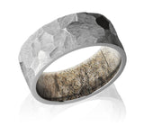 Rock Finish Wedding Ring with Brush Camo Sleeve