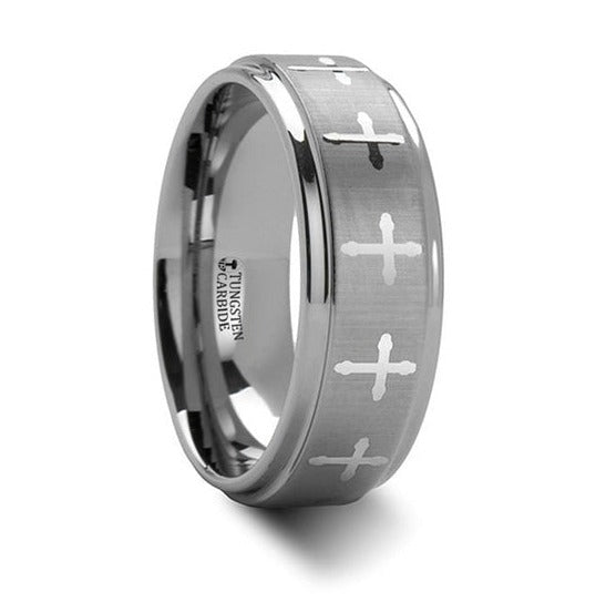 Christian Ring with Crosses