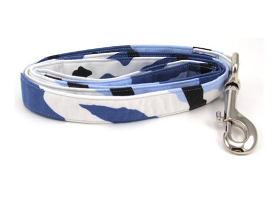 Dark Blue Camo Dog Leash 