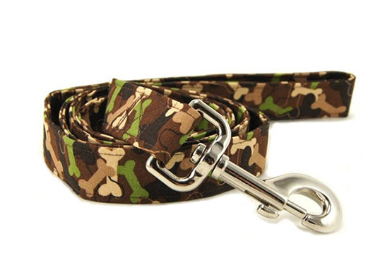 Dog Bone Camo Dog Leash 