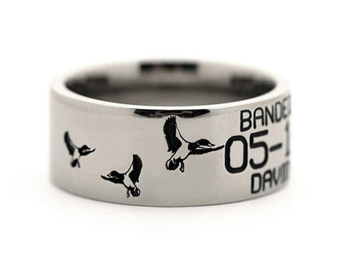 duck band ring with ducks