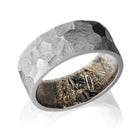 Rock Finish Wedding Ring with Duck Blind Camo Sleeve