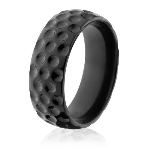 Golf Ring Black Zirconium