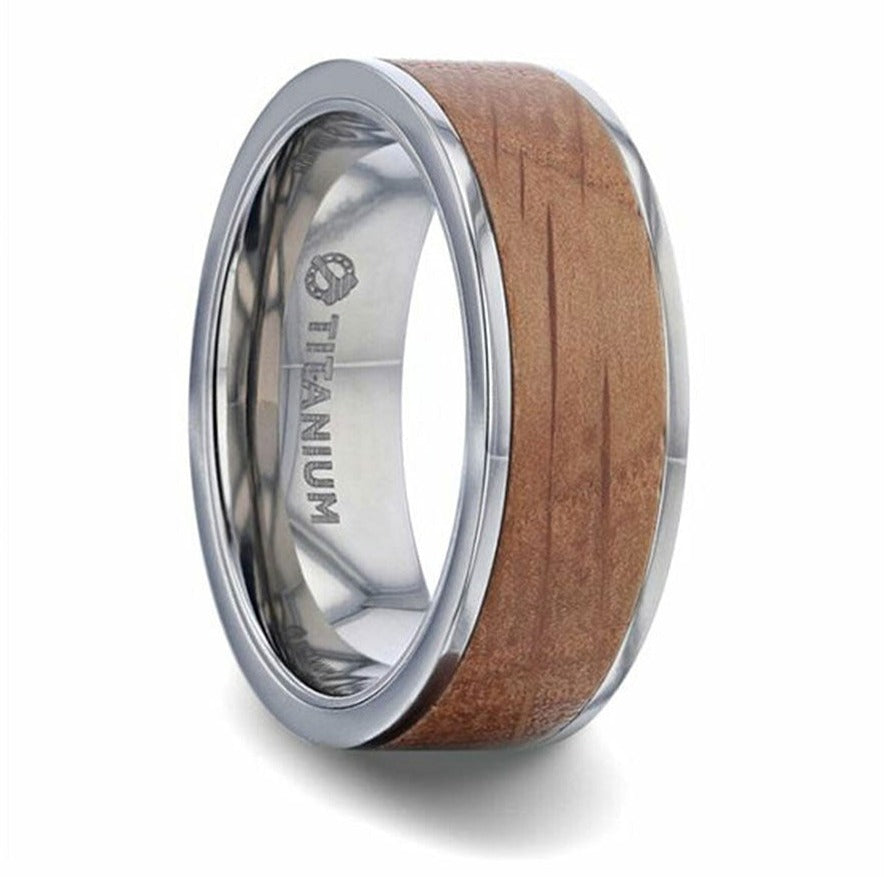 Whiskey Barrel Ring Flat Edges - Camo Ever After