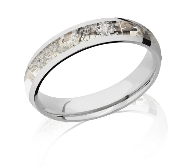 King's Snow Camo Ring - Cobalt 5mm - Camo Ever After