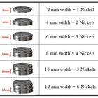 Forest Tree Line Ring - Zirconium 8mm 