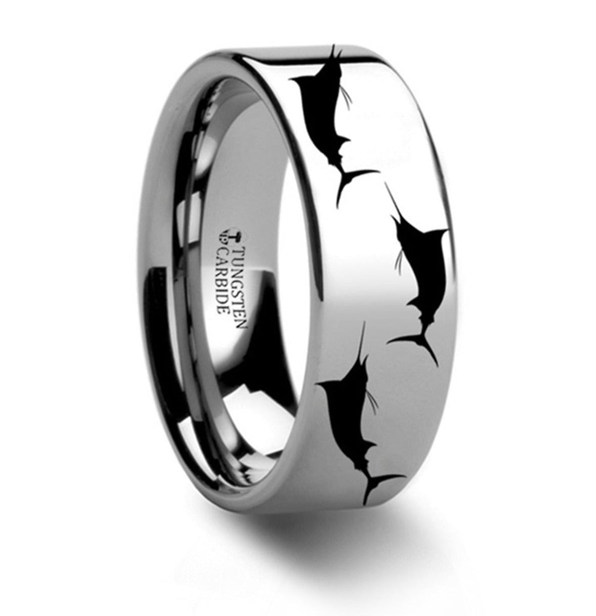 Marlin Pattern Fishing Ring