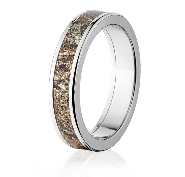 Realtree Max 4 Camo Ring - Titanium 5mm - Camo Ever After