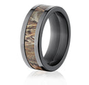 Realtree Max 4 Black Camo Ring - Pick Width - Camo Ever After