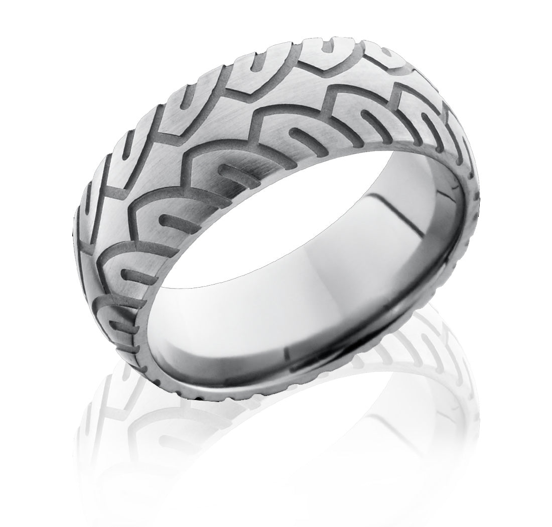 Motorcycle Tire Ring - Titanium 8mm - Camo Ever After