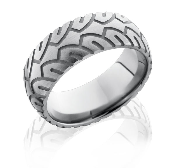 Motorcycle Tire Ring - Titanium 8mm - Camo Ever After