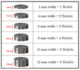 Black Soccer Ring - 8mm Zirconium 