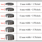 Tree Bark Ring 8mm - Subtle Design 