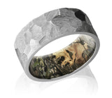 Rock Finish Wedding Ring with Obsession Camo Sleeve
