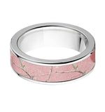 Realtree Pink Camo Wedding Ring - Titanium 7mm 