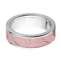 Realtree Pink Camo Wedding Ring - Titanium 7mm - Camo Ever After