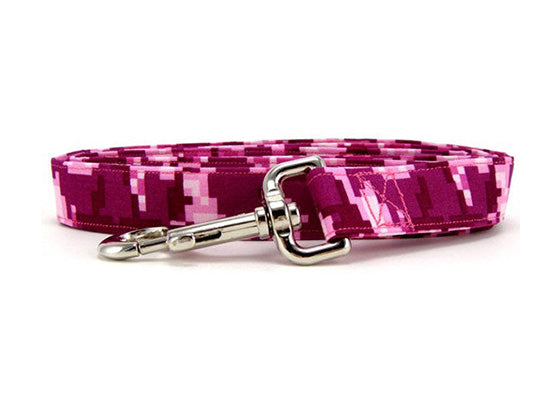 Pink Digital Camo Dog Leash 