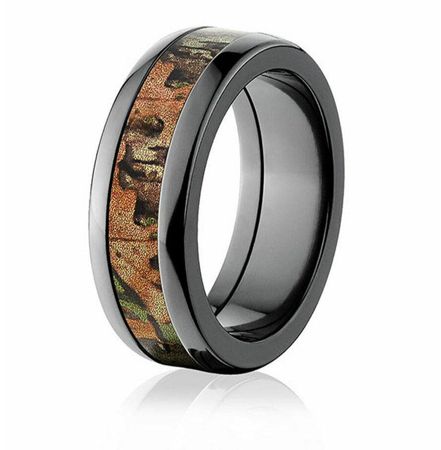 Black Zirconium Realtree Ring