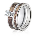 Realtree AP Camo Bridal Ring Set for Her - Camo Ever After