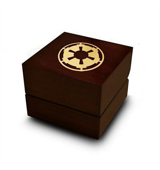 Star Wars Sith Imperial Star Symbol Wood Ring Box - Camo Ever After