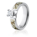 Realtree AP Snow Camo Engagement Ring 1CT - 6mm - Camo Ever After