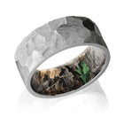 Rock Finish Wedding Ring with Timber Camo Sleeve