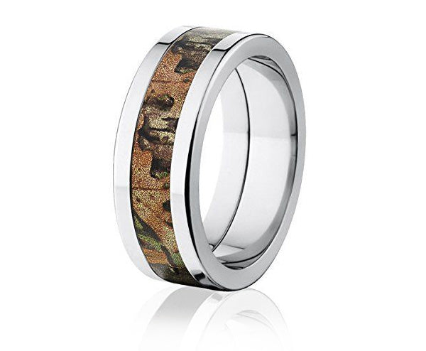 Official Realtree Xtra Green Camo Ring - Titanium 8mm - Camo Ever After